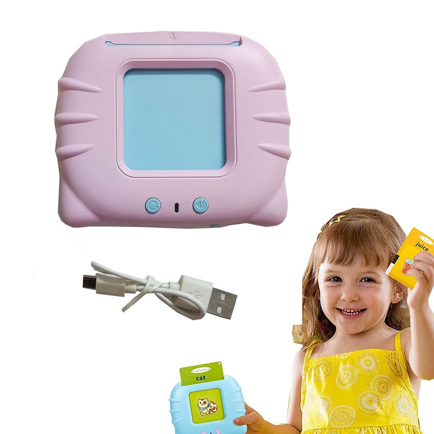 Preschool Learning Toys Flash Cards for Small Kids Educational Toys English Words Learning Machine for Kids with 224 Words, Birthday Gift for Kids Intelligent Electric Kids Language Card (1 Set) Preschool Learning Toys Flash Cards for Small Kids Educational Toys English Words Learning Machine for Kids with 224 Words, Birthday Gift for Kids Intelligent Electric Kids Language Card (1 Set)